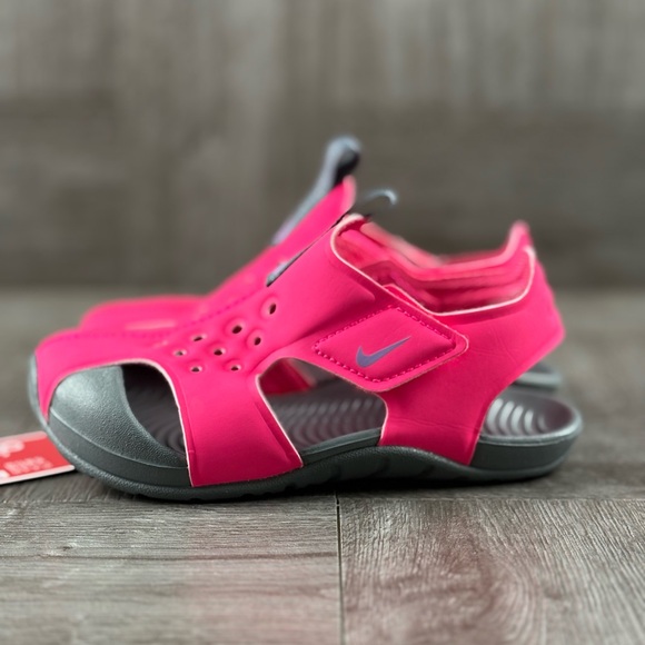 NIKE NWT Kids’ Pink Sunray protect 2 Sandal Toddler Size 8c - Picture 5 of 14